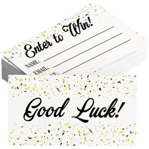 600 Pcs Enter to Win Raffle Tickets Cards, 3.5 x 2 Inch Enter to Win Cards for Contest and Various Types of Activities, Raffle Entry Ticket with Space for Email Address, Name, Phone Number
