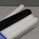 GDHOMM Under Door Draft Stopper Door Sweep Noise Blocker Weather Stripping Size Adjustable 30"-36" Gap Filler & Door Seal, Black