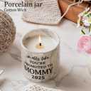 2Pack FreeJac Mom To Be Gifts New Mom Candle for First Mother, Newly Pregnant Mommy, Expectant Mother, Future Moms - 6 Oz Lavender Scented Candle for Mothers Day, Baby Shower Presents Promoted to Mommy 2025