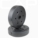 CAP Barbell Standard Vinyl Weight Plate Set, 20 lb