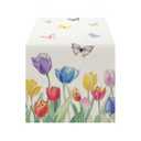 OYIMUA Colorful Tulip Floral Spring Table Runner Seasonal Summer Butterfly Kitchen Dining Table Decoration for Home Party Decor 13x72 Inch