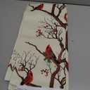 Red Winter Bird Pillow Covers 18x18 Set of 2 Rustic Christmas Bird Branches Leaf Print Decorative Outdoor Pillowcases Rustic Farmhouse Throw Cushion Case Decor for Couch Sofa Bed