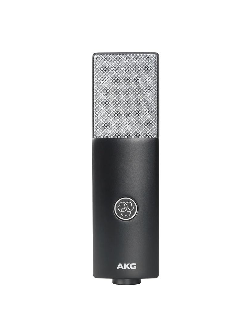 AKG C104 Professional Large Diaphragm Cardioid Condenser Microphone  XLR Studio Mic for Podcasting, Streaming, Broadcasting & Music Recording, Low Noise, High SPL, Sustainable Design