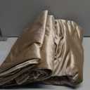 PRIMROSE Taupe Velvet Blackout Curtains 84 Inches Long,Luxury Living Room Thermal Insulated Window Curtain Drapes,Elegant Decorative Rod Pocket Bedroom Curtains Set of 2