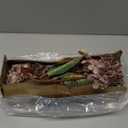 Artificial Flower Fake Silk Hydrangea Heads Bouquet with Stems Bulk for Fall Decoration Table Center Christmas Indoor Outdoor Faux Floral Realistic with Leaves Plants Crafts 8PCS(Brown)