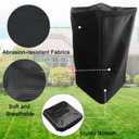 2 Set of AM122416 Grass Bag, Compatible with John Deere AM101602 Grass Bags, Fits Series 100 L110 X110 125 D100 LA120 Z225 & More