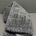 Smiry Couch Cover for Dogs Washable, Non Slip Fuzzy Pet Couch Covers for 3 Cushion Sofa Pet Friendly, Thick Soft Sofa Slipcovers Cushion Protector (Grey, 27.6" x 59")