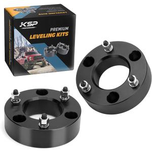 KSP 2.5Sierra Lift Kits, 2.5in Front Leveling Lift Spacers Compatible with Chevrolet Silverado 1500 GMC Sierra 1500 2007-2024, Aluminum Suspension Level Lift Kit Raise The Truck 2.5inch in The Front (2.5" F)