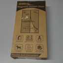 Mesh Screen with Magnetic Closure-Keeps Bugs Out Let Breeze in, Heavy Duty - Pet and Kid Friendly, Works with Front, Sliding Doors (38 x 82 Inch) (Black)