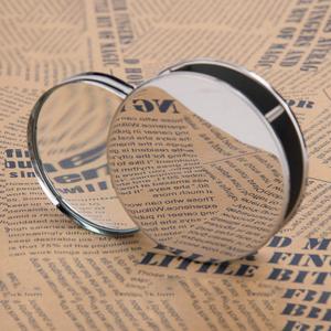 Mini 20X Folding Pocket Magnifier with Metal Case - Portable Reading Magnifying Glass for Inspection, Jewelry, Coins, Hobby, Travel