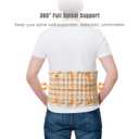 Decompression Back Belt for Lower Back Pain Relief and Lumbar Support, Spinal Decompression Belt for Woman and Men, One Size Fits 29-49 inches Waist, Decompression Back Brace for Sciatica (Beige), Medium