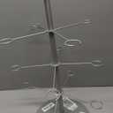 Cocktail Tree Stand, Metal Drink Tower, 3 Tier, 12 Holders For Champagne  (Silver)