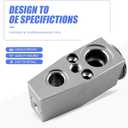 2 x Autoxbtc A/C Expansion Valve Compatible with Ford F-150 2009-2014, Expedition 2010-2014, Lincoln Navigator 2010-2014 Replaces:39356, EX 529492C, EX529492C, 4752090, YG417, 3411482, 9L1Z19849A