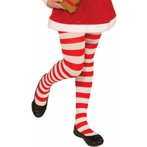 Forum Novelties Inc Striped Child Tights (Large, Candy Cane)