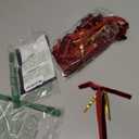 24pcs Velvet Bows Decorative Xmas Wreath Ribbon Bows for Xmas Garland Wedding Home Tree Decorations Wine Red Will Your Tree Decorations 24 Set Bow of Receive Velvet (Burgundy)