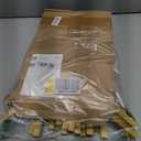 Queension Metal Arch Backdrop Stand 8Ft Wide 7Ft High, Wedding Arch Frame for Wedding Decorations, Balloon Arch Stand with Base for Ceremony, Outdoor Garden Arch Trellis for Climbing Plants, Gold