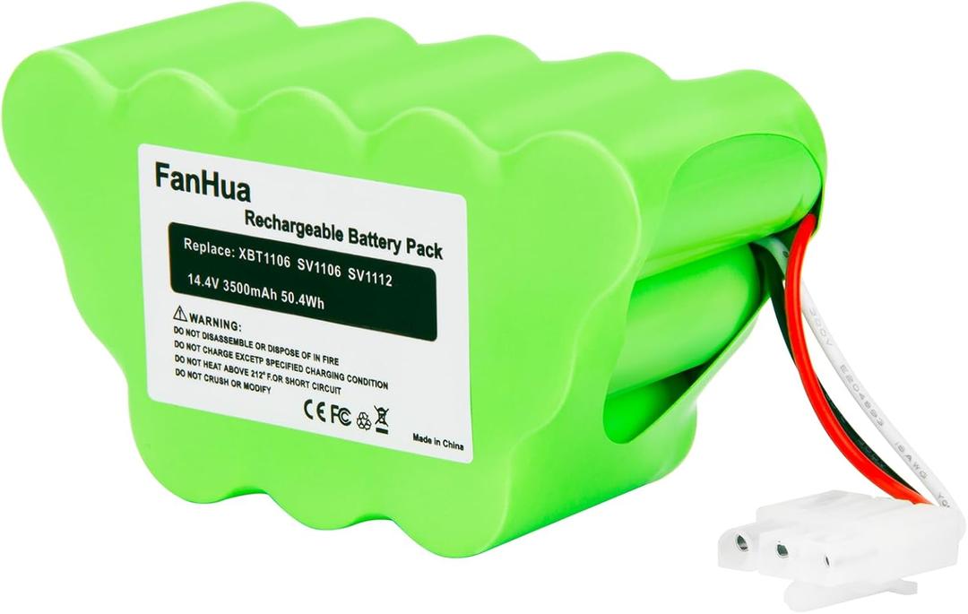XBT1106 Battery Replacement for Shark SV1106 SV1107 SV1100 SV1112 Freestyle Rotator Cordless Stick Vacuum Cleaner, 14.4V 3.5Ah Ni-Mh Battery
