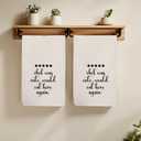 Gifts for Funny Chef Towels, Chef Would Eat Here Again Towels for Kitchen Decor (16x24 inches)