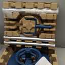 Rechargeable Pool Leaf Vacuum with Telescopic Pole, 83GPM Powerful Suction Cordless Pool Skimmer for Inground & Above Ground Pools with 6.6Gal Leaf Catcher Bag for Heavy Debris Areas