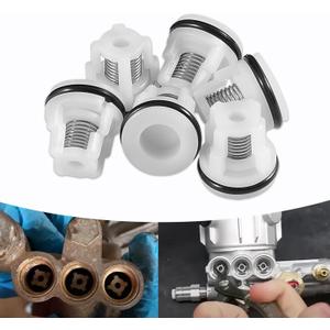 Check Valve Kit/ AR2233 Replacement Pressure Washer Valve Kit for AR Annovi Reverberi RMW&Rmv Series Pumps, Replace for Mi-T-M 70-0409, for Briggs & Stratton 200344GS, EZ Start, 6 Pack