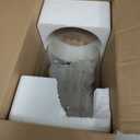 2 PCS 1.5 Gallon Drink dispenser, Glass Beverage Dispenser With Wood Stand, Large Water Drink Dispensers for Parties With Stainless Steel Spigot, Ideal for Lemonade,Juice, Tea, and Party Drinks