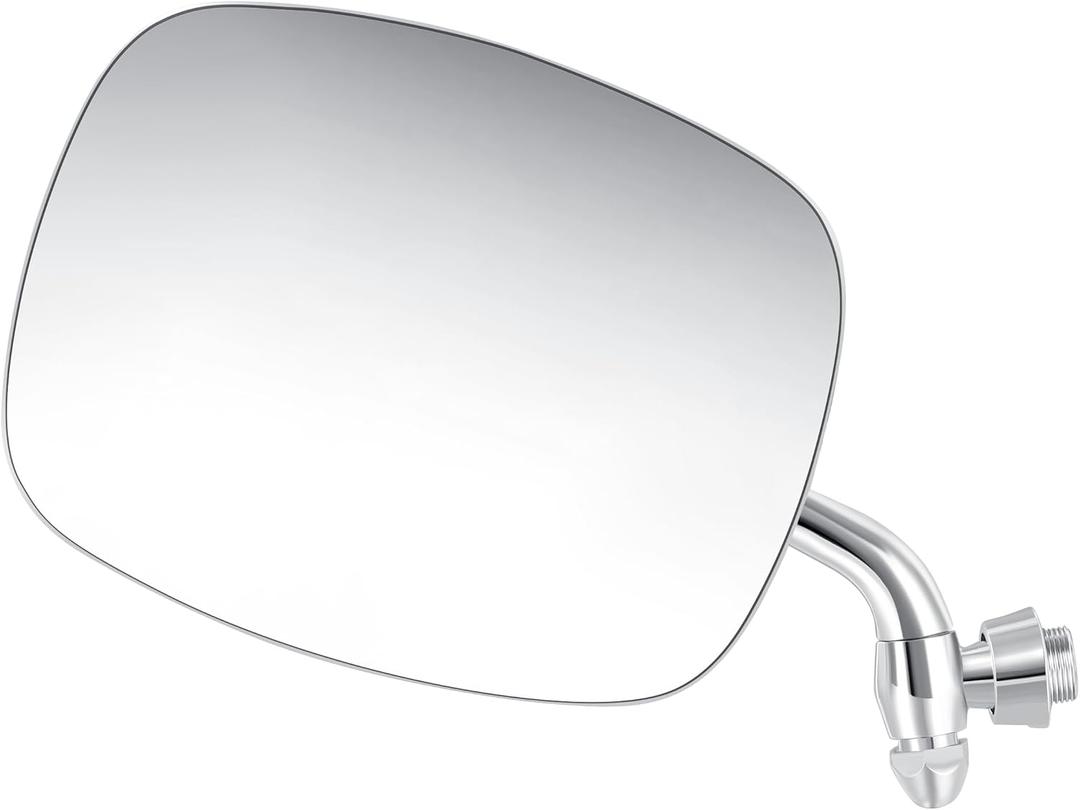 Side View Mirror Left 211857513F Luxury Zinc Diecasting Version(Not Stainless Steel Housing) Chrome For 1968-79 Bus 1973-74 Thing, Driver Side