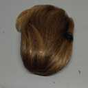 Claw Clip Ponytail Extension - 10 Inch Short Ponytail Extension, Straight Pony Tails Hair Extensions, Synthetic Hair Extensions Ponytail, Clip On Ponytails for Women (Light Brown with Golden Ends)