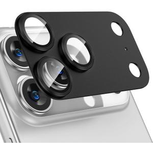 Tensea for iPhone 17 Pro Camera Lens Protector, Metal Aluminum Alloy Tempered Glass Cover Camera Screen Protector Accessories, Case Friendly