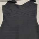 Shoulder Strap Sleeveless Fishtail Midi Bandage Dress for Women Bodycon Club Party Evening Dresses (L, Black)