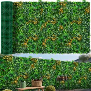 Artificial Grass Wall Panels, 60"x120"(50 SQFT) Boxwood Panels