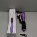 Hot Air Brush, Aima Beauty Salon One-Step Hair Dryer and Volumizer, 4-in-1 Hair Dryer Brush, Hair Styling Tools, Purple-Round