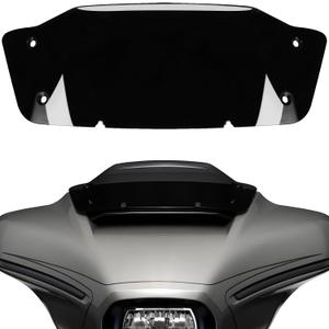 7" Windshield for Street Glide FLHX 2024-UP, Motorcycle Windscreen Splitter Wind Shield Visor Replacement Accessories for Harley Davidson CVO Street Glide Ultra FLHX FLHXSE FLHXU, Black Windshield