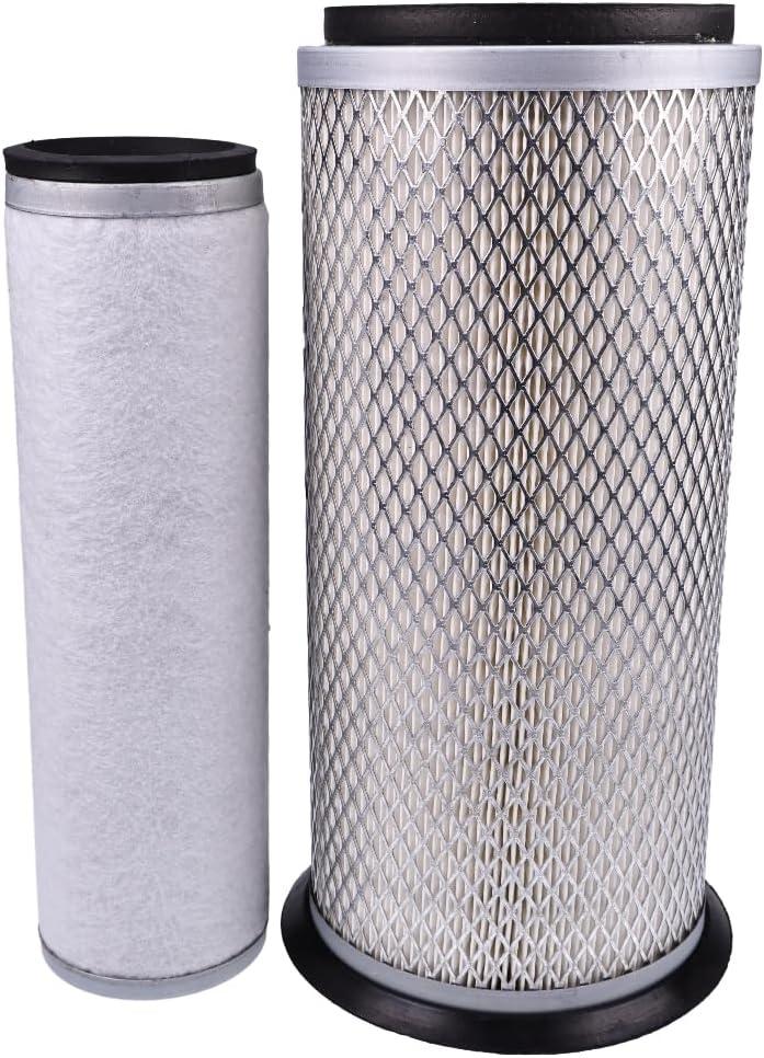 JZGRDN Inner & Outer Air Filter D5NN9601A D6NN9R500A Compatible with Ford New Holland 2600 2600 3000 3055 3100 3120 3150 3190 3600 3900 4000 4100 4600 4610 7100