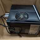 Frigidaire Countertop Portable, 26 lb per Day Bullet Ice Maker Machine (Black Stainless Steel)