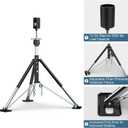 New Upgraded RV Camper 5th Wheel Tripod Stabilizer Jack [Extended Allow Drill Adjust], Adjustable 22.8"-56.7" Fifth Wheel Tripod Stabilizer King Pin, Heavy Duty 5000 lbs Load Kingpin Stabilizer