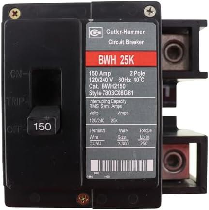 Eaton Cutler Hammer BWH2150 2Pole 150Amp Main Circuit Breaker Kit