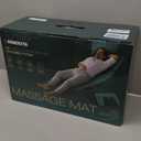 Shiatsu Full Body Massage Mat with Heat, Detachable Massager Pad, 10 Vibrating Motors, 9 Intensity Levels, Deep Tissue Pain Relief for Back, Neck & Legs  Relaxation at Home or Office