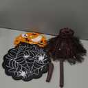 antiai 2 Tier Halloween Cupcake Stand Wooden Cake Dessert Stand Party Supplies Food Tray Decorations Ghost Cupcake Holder for Halloween Party Display Serving Dishes