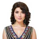 Baiansyy 1920s wigs for women Long Flapper Vintage Wig Synthetic Heat Resistant Hair Full Wigs for Halloween Cosplay Costume Party Finger Wave Wigs(Brown)