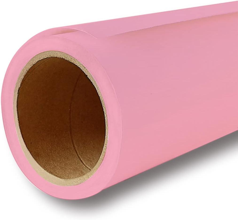 Seamless Paper Background for Photography Photo Studio Backdrop Roll (53" x16.4', Carnation Pink)