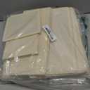 Criusia Drawer Organizer Clothes, 10 Pack Dresser Organizer for Baby Clothes, Underwear, Sock- Foldable Closet Organization and Storage Dividers Bins for Nursery, Bedroom (Beige)