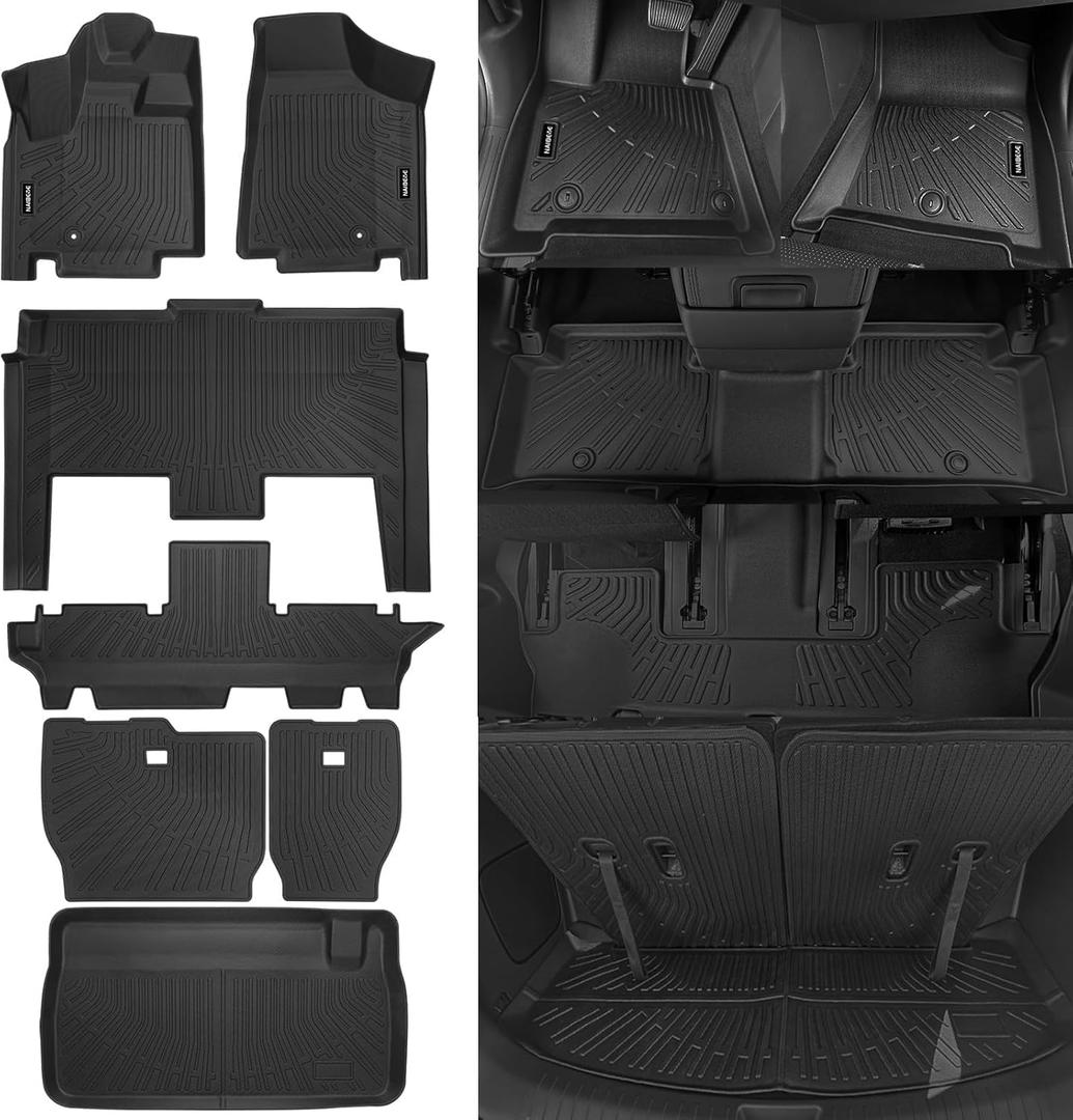 Naibeve Floor Mats for Dodge Grand Caravan 2008-2020 2021 7 Seat - All Weather for Dodge Grand Caravan Floor Mats & Cargo Mat Liner Accessories Naibeve Floor Mats for Dodge Grand Caravan 2008-2020 2021 7 Seat - All Weather for Dodge Grand Caravan Floor Mats & Cargo Mat Liner Accessories