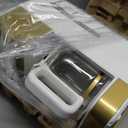 West Bend Timeless 12-Cup Programmable Coffee Maker with Brew Strength Selector for Hot and Iced Coffee, Includes 1-4 Cup Brew Option and Permanent Filter (White/Gold)