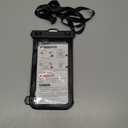 Hiearcool Universal Waterproof Phone Pouch,Underwater Dry Bag for iPhone 17 16 15 14 13 Pro Max XS Plus up to 8.3",IPX8 Cell Phone Case for Cruise Travel Essentials-Black&Clear-2Pack