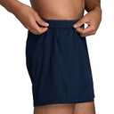 Fruit Of The Loom Mens Tag-free Boxer Shorts (Knit & Woven) Knit - 6 Pack - Assorted Solids, Small