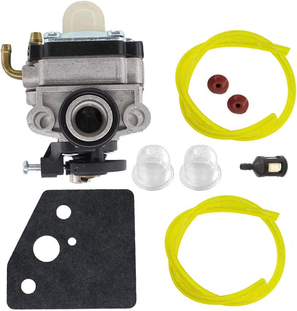 AISEN Carburetor for Craftsman 4 cycle mini tiller 316.292711 Fuel Line Filter Primer Bulb Carb Gasket