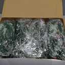 24 Pcs 8" Mini Christmas Wreaths for Kitchen Cabinet Small Christmas Candle Rings Wreaths, Front Door Pillars/Home Table Centerpieces Hanging Garlands, for Windows/Wedding Decor (No Red Ribbon)