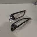 Ramecar for Subaru Center Air Condition Outlet Vent Trim Cover Carbon Fiber Grain, for Subaru Crosstrek Impreza 2018 2019 2020 2021 2 Pcs, Carbon Fiber Style