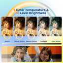 Aureday 14'' Selfie Ring Light with 62'' Tripod Stand and Phone Holder, Dimmable LED Phone Ringlight for Makeup/Video Recording/Photography, Circle Lighting for All Cell Phones&Lightweight Cameras (BLACK)