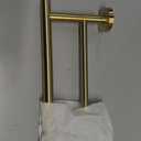 JQK Double Towel Bar 27 Inch, Brass Gold Useable Length 24 Inch 304 Stainless Steel Thicken 0.8mm Bath Towel Rack for Bathroom, Towel Holder Wall Mount, TB100L24-BG